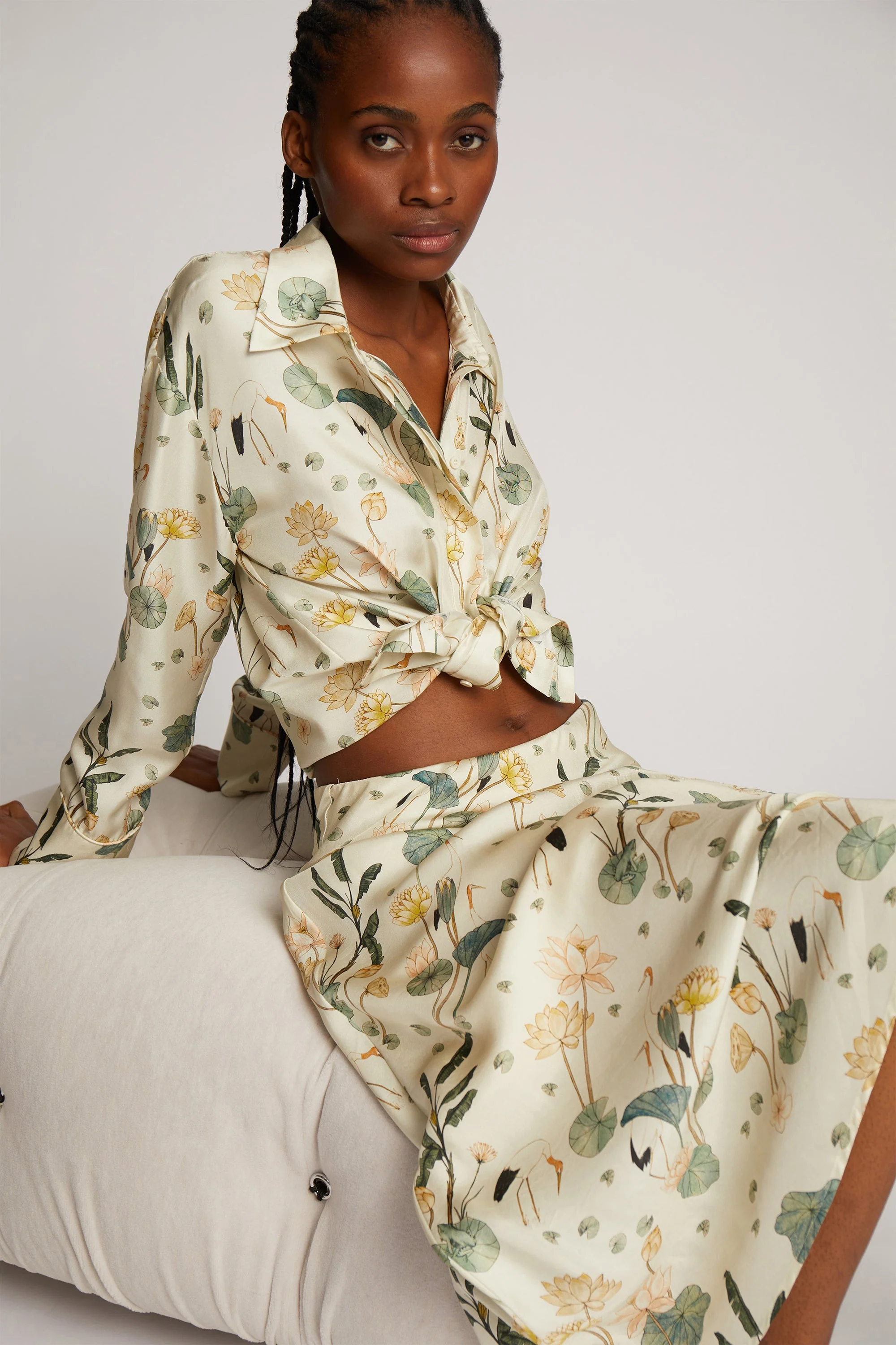 CARSON SILK - IVORY - Image 2