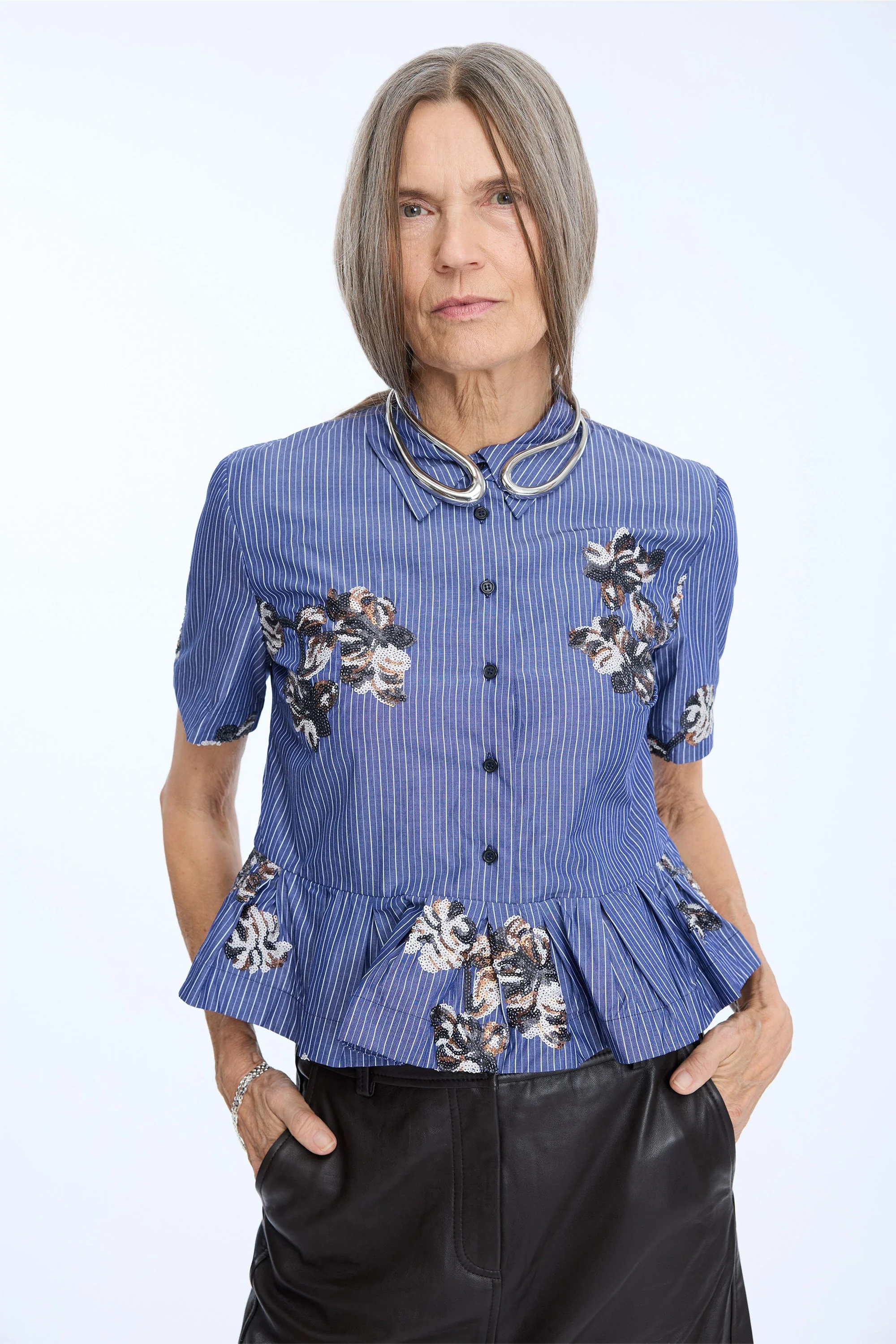 NURIANA - STRIPE NAVY - Image 2
