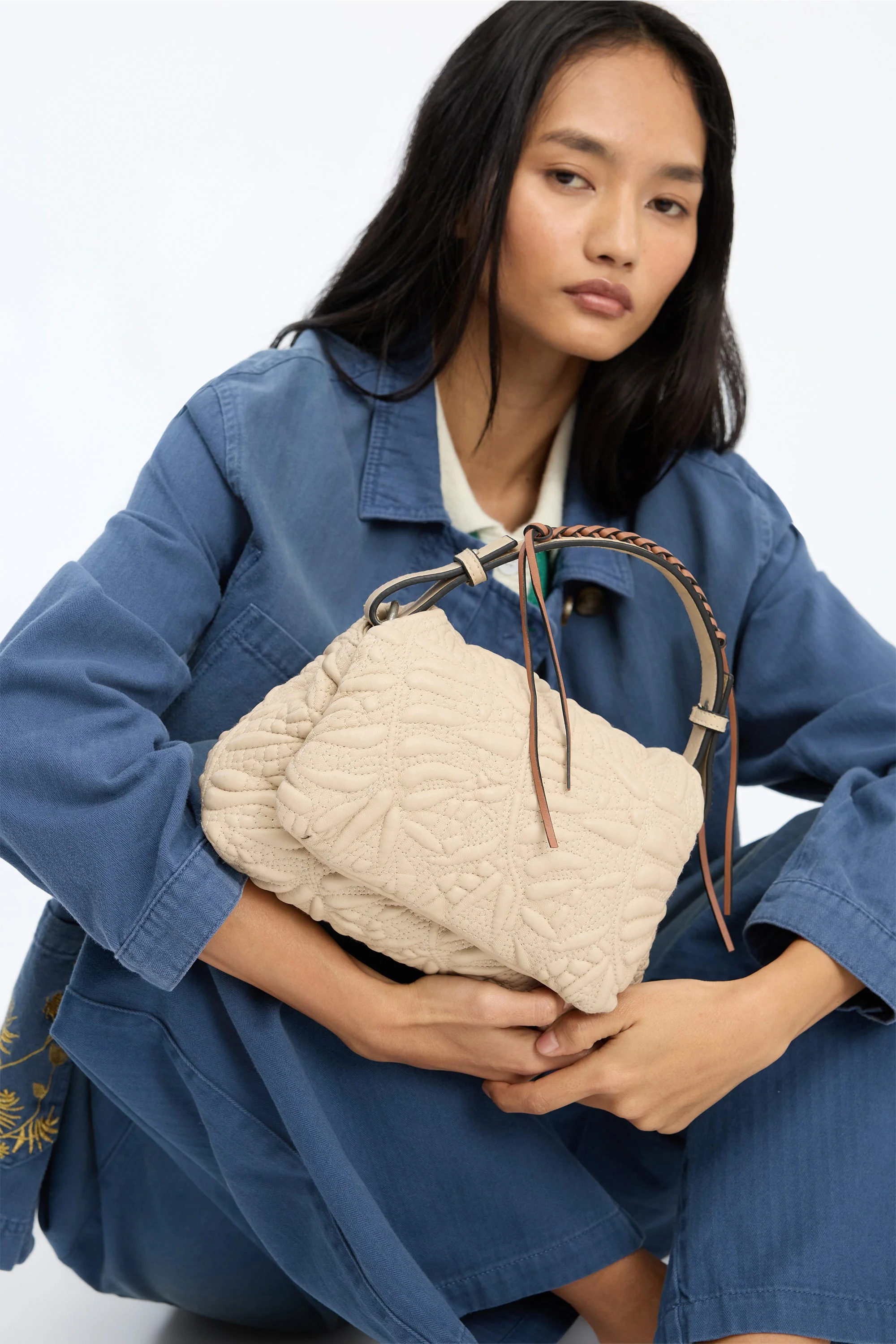 ROLUKE BAG W HANDLE - BEIGE - Image 2